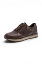 Brown Faux Leather Sneakers - 23613, Image 2 of 7