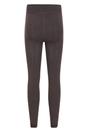 Taupe Fluffy Fleece Lined Thermal Leggings, Image 2 of 4