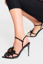 Black Ondine Black Patent Stiletto High Heels, Image 1 of 4