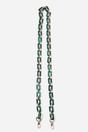Green Sarta Green Square Link Acrylic Bag Strap, Image 2 of 3