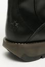 Black Womens Heel Knee High Zip Up Boots-Mol 2, Image 7 of 7