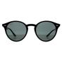 Black Ray-Ban Black Round Black Green Sunglasses, Image 1 of 4