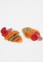 Multi Multi-colored Round Acrylic  Earrings, Image 3 of 5