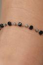 Silver Bead Chain Nazaria protection Indian Payal Emo Anklet, Image 2 of 3