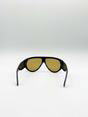 Orange Oversized Rounded Sunglasses, Image 6 of 6