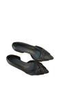 Black XY LONDON Black 'Freya' Pointed Toe Kitten Low Heel Classic Bridal Shoe Pumps, Image 6 of 6