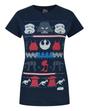 Blue Star Wars Dark Side Fair Isle T-Shirt, Image 1 of 4