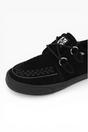 Black TUK Footwear Black Pointed Creeper Sneaker Suede Shoes, Image 5 of 8
