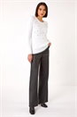 Ivory  Sparkly Fluffy Knit Jumper, Image 2 of 5