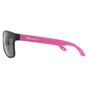 Black Montana Black Rectangle Black with Pink Rubbertouch Black Polarized Sunglasses, Image 3 of 4