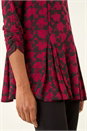 Red Printed Tunic Top, Image 5 of 5