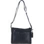 Navy Exquisite Real Leather Cross Body Bag, Image 5 of 5