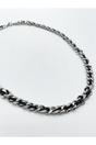 Black Woven Chain Necklace, Image 3 of 3
