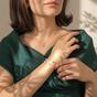 Gold Freshwater Pearl Double Chain Wedding Bracelet Gift, Image 3 of 4