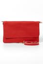 Red Italian Leather Clutch Bag, Image 3 of 3