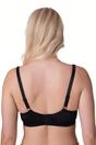 Black Camille Lingerie Black Soft Lace Cup Non-Wired Bra, Image 3 of 5
