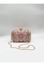 Pink Heart Beaded Clutch Bag, Image 2 of 5