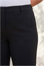 Black Curve Straight Smart Trousers, Image 4 of 4