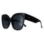 Black Square Shiny Black Smoke Polarized MP73A Sunglasses, Image 2 of 4