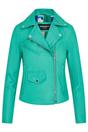 Aqua Classic Brando Biker Leather Jacket, Image 2 of 8