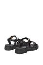 Black XY LONDON Black 'Maddison' Chunky Gladiator Sandals With Ankle Strap, Image 4 of 6