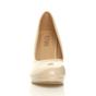 Natural AJVANI Natural High Heel Court Shoes, Image 6 of 6