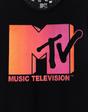 Black MTV Ombre T-Shirt, Image 2 of 6