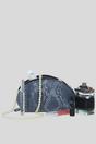 Dark Grey 'Philippa' Real Leather Makeup Bag, Image 2 of 4
