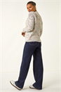 Light Grey Zig Zag Pointelle Knit Jumper, Image 3 of 5