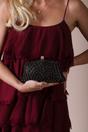 Black Embellished Clutch Bag, Image 1 of 5