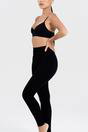 Black Black Sculpting Leggings Supportive Fit, Image 4 of 5