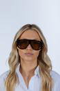 Orange Oversized Rounded Sunglasses, Image 1 of 6