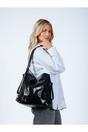Black Hobo Shoulder Bag & Backpack - 2 in 1, Image 4 of 6