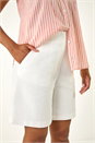Ivory  Smart Twill Pocket Shorts, Image 5 of 7