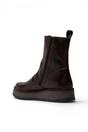 Brown Womens Zip Up Ankle Boots - RENO053FLY, Image 4 of 5