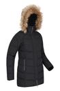 Black Isla II Long Down Jacket, Image 4 of 5