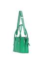 Green Ashwood Leather Green 'Cuore di Cuoio' 3 Section Large Leather Handbag, Image 3 of 4