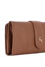 Tan Sherry 14 Card RFID Protected Large Real Leather Purse, Image 2 of 5