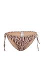 Multi Zebra Print Tie Side Bikini Bottom with Adjustable Fit, Image 2 of 4