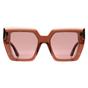 Brown Square Transparent Dark Brown Burgundy CK23502S, Image 1 of 3