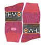 Pink Ladies Thick Winter Thermal Socks with Seamless Toe, Image 3 of 3