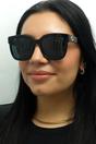 Black Gucci Black Square Black Grey GG0034SN, Image 5 of 6