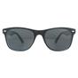 Blue Rectangle Matte Blue Light Blue Smoke Polarized Sunglasses, Image 1 of 4