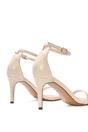 Natural 'Emma' Strappy Stiletto High Heels With Ankle Strap, Image 5 of 6