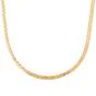 Gold Interwoven Herringbone Necklace Luxe, Image 1 of 1
