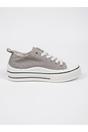 Grey iKrush Grey Saoirse Low Top Canvas Trainers, Image 1 of 8