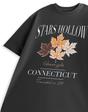 Charcoal Gilmore Girls Connecticut Large T-Shirt, Image 5 of 6