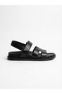Black Nora Womens Double Strap Slide Sandals, Image 6 of 6