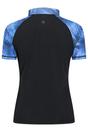 Teal Patterned Rash Guard, Image 2 of 4