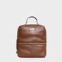 Tan Assots London Tan 'ELLA' Pebble Grain Mini Real Leather Backpack for Women, Image 1 of 5